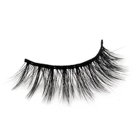 

Wholesales Private Label Handmade 3D Faux Mink Eyelashes Synthetic Silk Strip Lashes