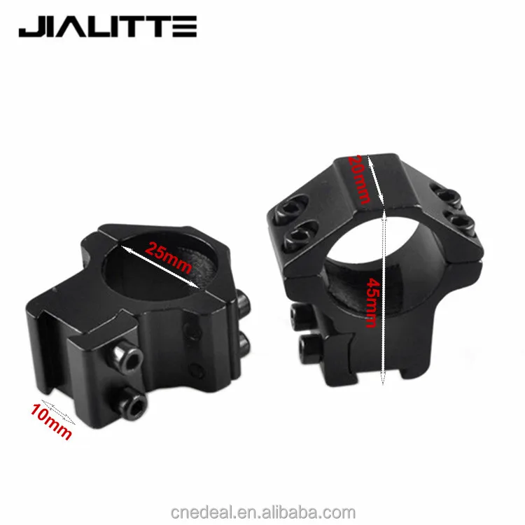 

Jialitte Low Rifle Scope Mounts Double Screw Strap 11mm Base Air Rifle Hunting Caza Base Install Scope Pistol J093, Black