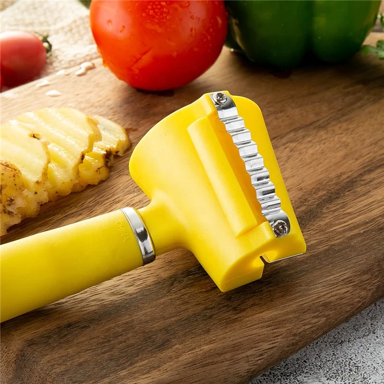 Vegetable Roller Spiral Slicer Manual Roller Spiral Twist Crinkle Knife