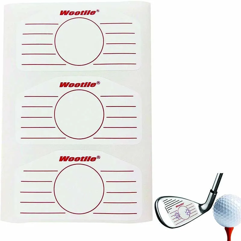 Golf Club Impact Tape Labels Stickers For Driver Woods Irons Putters