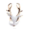 Metal Fashion Creative Antlers Antlers Dripping Wax Lady Ring