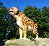 Hot sale Life size animatronic saber tooth tiger statues for exhibition