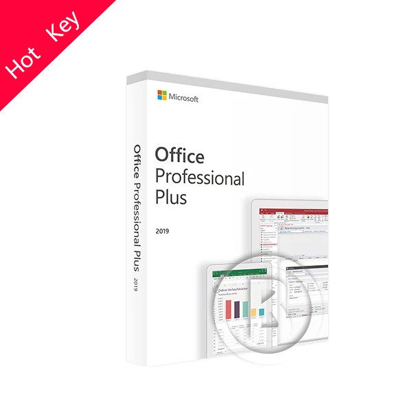 

office 2019 professional plus pro plus full package and keycard bond with ms account can reinstall no disc inside