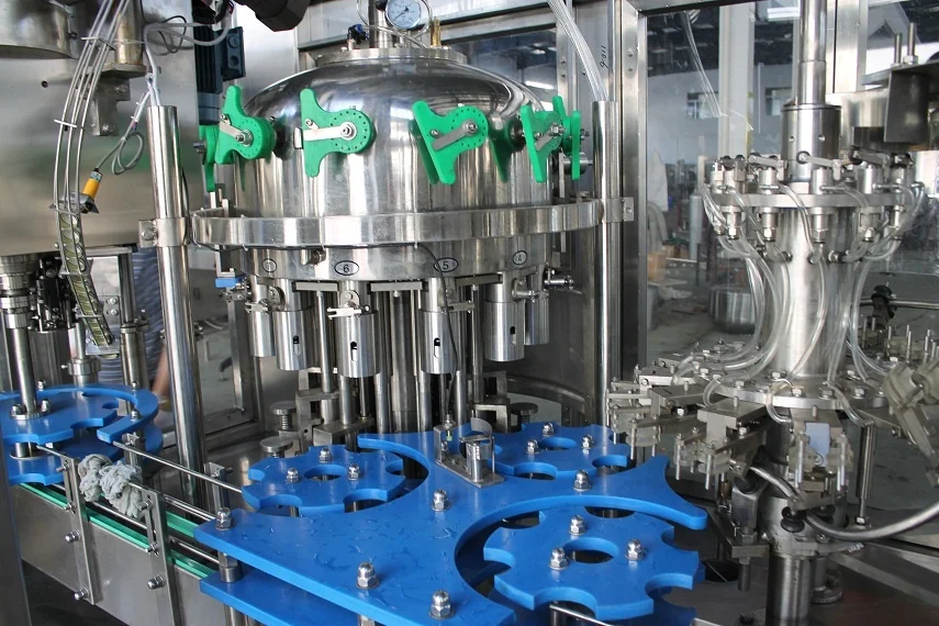 
Small three in one factory sale glass bottle carbonated water bottling plant 