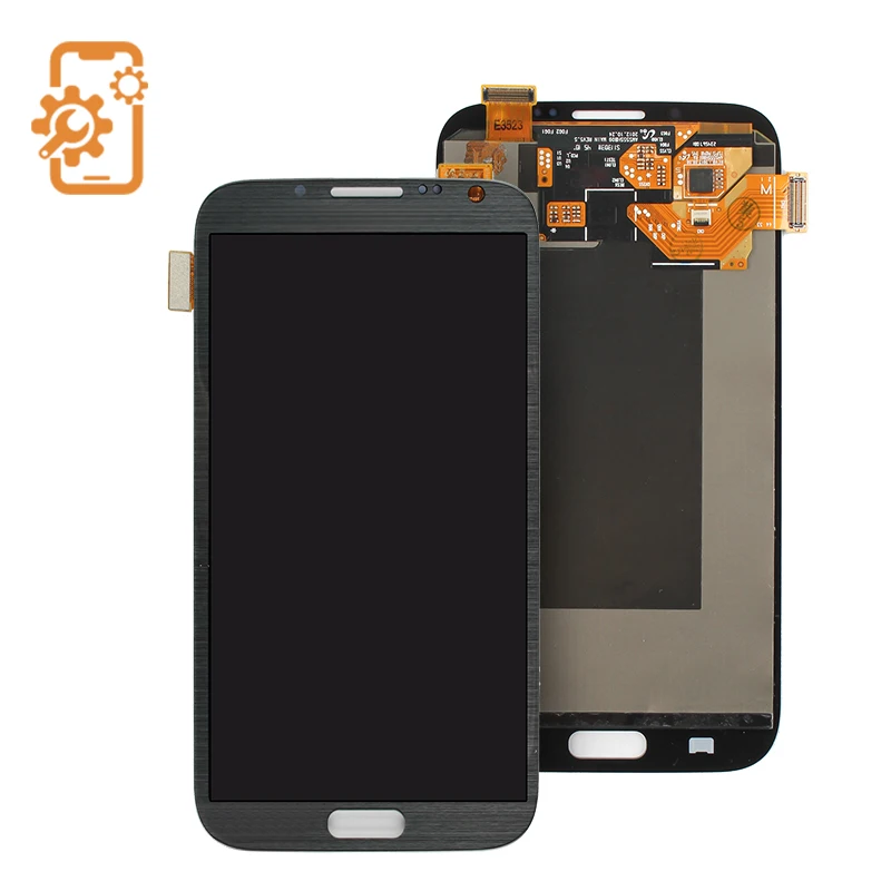 

100% Original For Samsung Galaxy Note 2 ii N7100 LCD Display Touch Screen Digitizer Assembly, Black / grey