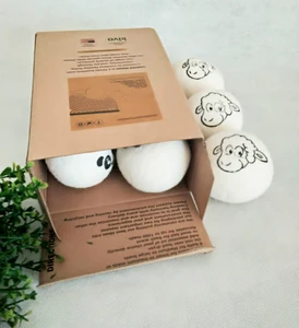 Image of Amazon hot sale Eco laundry wool ball Dryer ball 6 pack handmade in nepal