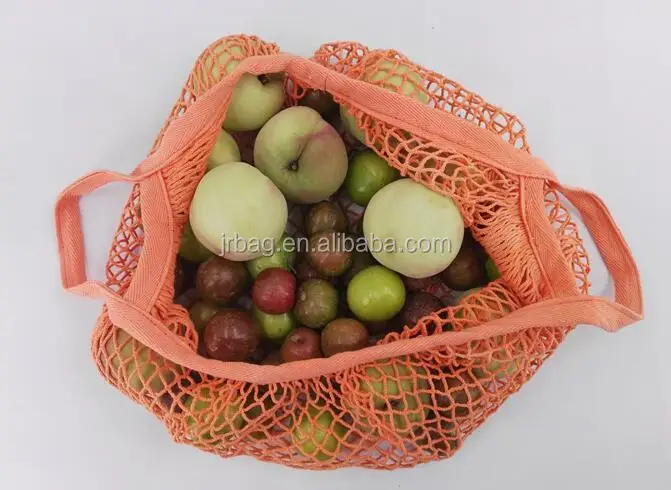 wholesale Eco-fiendly traveling picnic cotton tote mesh bag