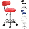 Commercial simple Pu seat Swivel leather bar stool for pub