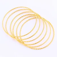 

JH 18k Gold Plated Trendy Bangle Wholesale Charming Jewelry Gift For Ladies