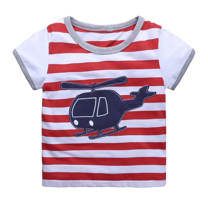 

Boys Tops Summer 2018 Brand Children T-shirts Boys Clothes Kids Tee Shirt 100% Cotton Character Print Baby Boy Clothing, As picture