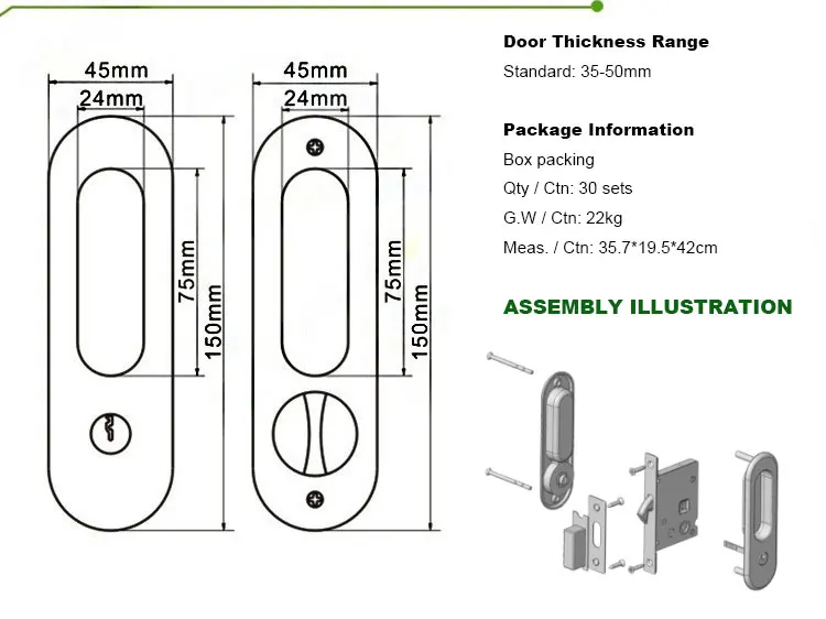 Zinc Alloy Bathroom Sliding Door Handles Set For A Wood Door Buy Door Sliding Handles,Sliding