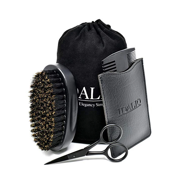 
FQ brand wholesale wood hairbrush 100% boar bristle hair beard brush  (60162832853)