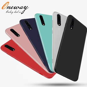 for Huawei P20 Case Slim Silicone Ultra Soft Best Phone Cover Matte Black for huawei case