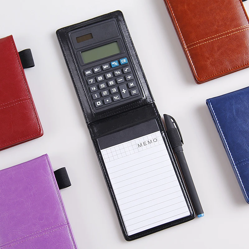 A7 Custom Memo Pad/with Calculator Note Pads Pu Leather ...