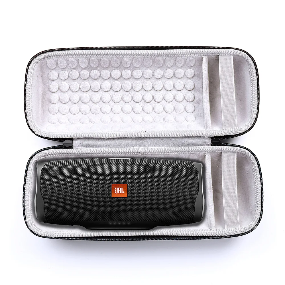 

Hard Travel Case for JBL Charge4 Portable Waterproof Wireless Speaker (Black) Fits USB Plug and Cable EVA box, As customer's requirements