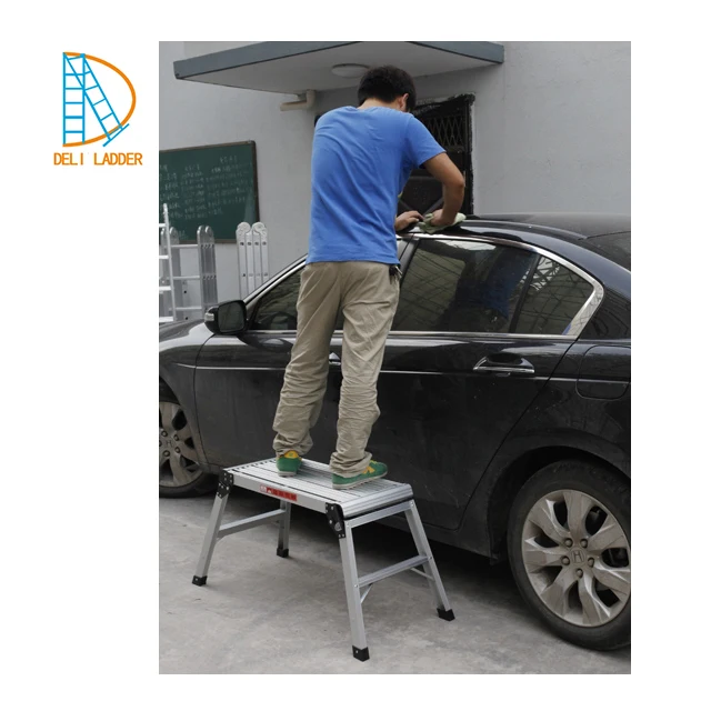 Aluminum Portable Platform Car Washing Ladder Buy Car Washing Ladder