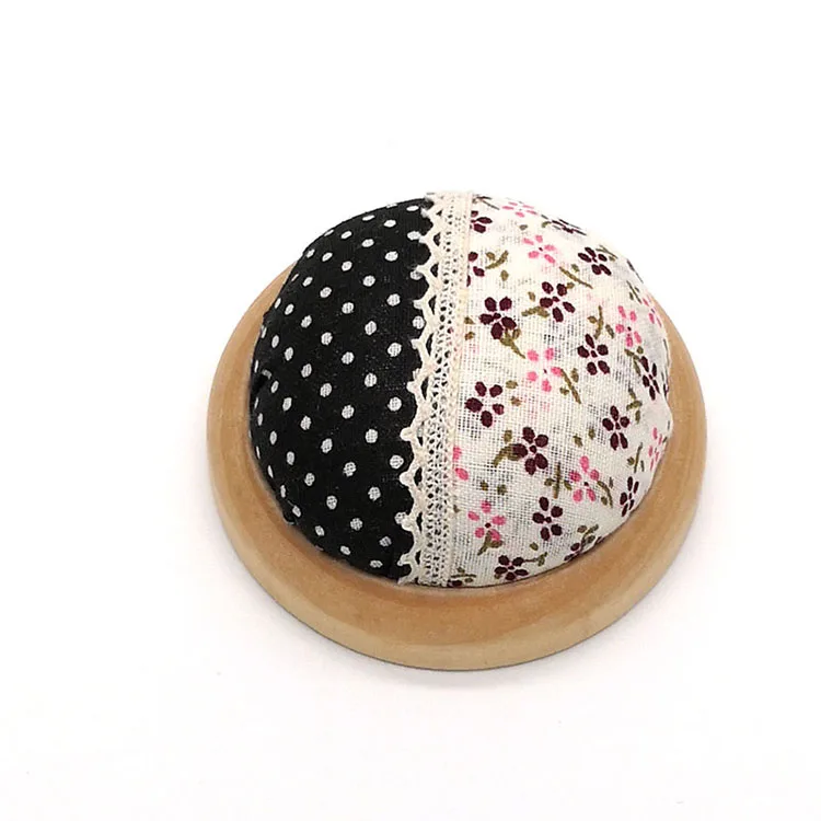 
Free shipping Wooden base sewing Pin Cushion handmade E05-2 