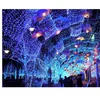 2M X 3M 210leds led Fishing nets lighting lamp Christmas Web Lights string strip Xmas Party home Decoration 220v 110V X 10PCS