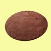 (CHAKME) Microfiber Solid Color Shaggy Waterproof Round Carpet For Decoration