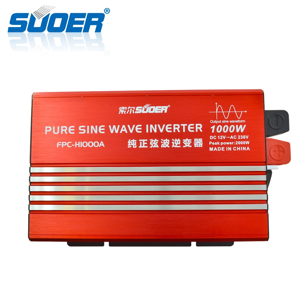 Suoer high quality off grid home solar power sine wave inverter 12v 220v 1000w