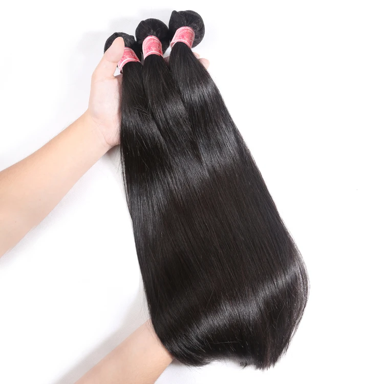 

TOP Selling Malaysian Straight Hair Malaysian Vigirn Human Hair Weave Remy Hair Weave, Natural color ( near 1b# )