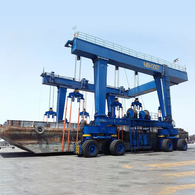 
Heavy duty 300 ton 600 ton 1000 ton marine travel lift for Yacht boat 