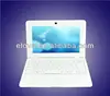 2014 best selling factory direct 10.1 inch cheap white Wifi webcam laptop computer