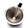 fast delivery wholesale stainless steel permanent one cup coffee filter , coffee filter cone