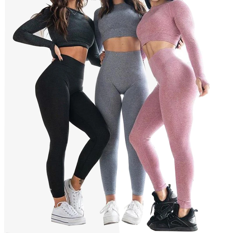 

2019 High Waist Yoga Gym Legging Seamless Women Fitness Running Yoga Pants, As show or customized