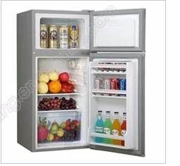 90L transparent glass door electronic display mini bar wine cooler beverage fridge
