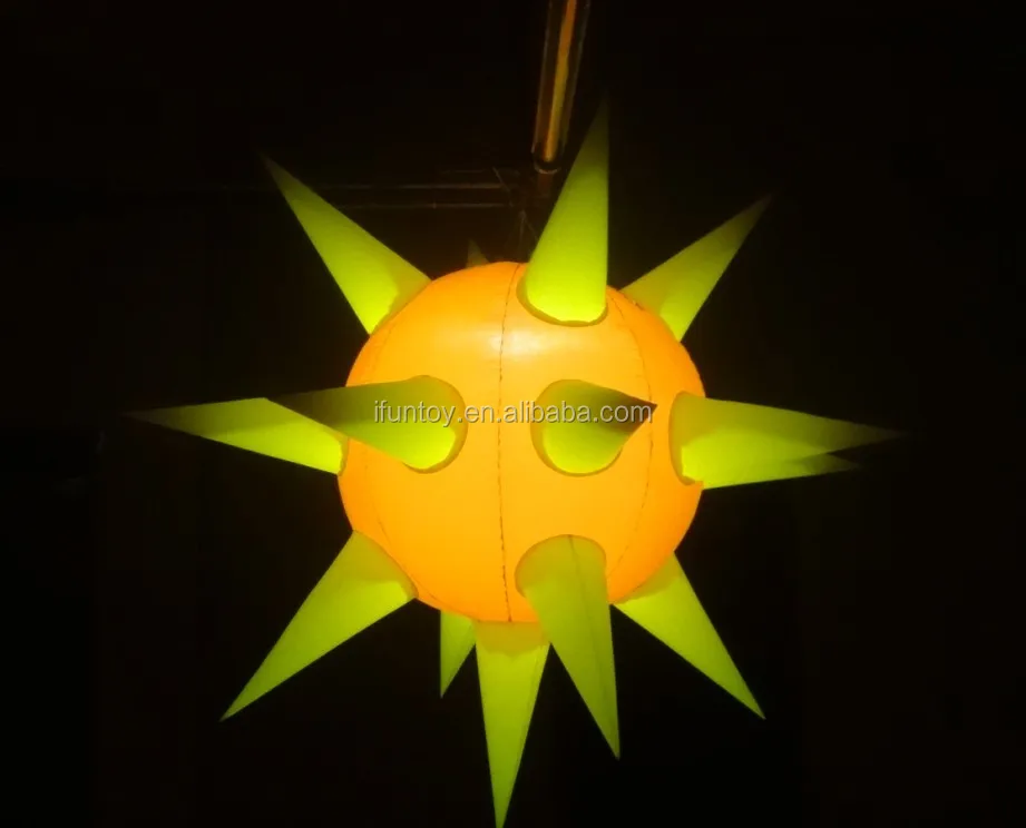 Christmas Inflatable Led Fun Star With Led Lights Inflatable Lighting