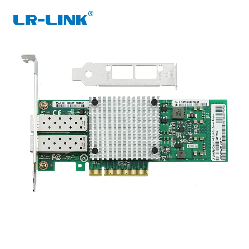 

LREC9802BF-2SFP+ Intel 82599ES PCI-Ex8 Dual Port fiber 10g ethernet lan cards X520-SR, N/a