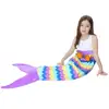 Cheap Wholesale Mermaid Tail Blanket Custom Colorful Cute Mermaid Tail Blanket For Kids