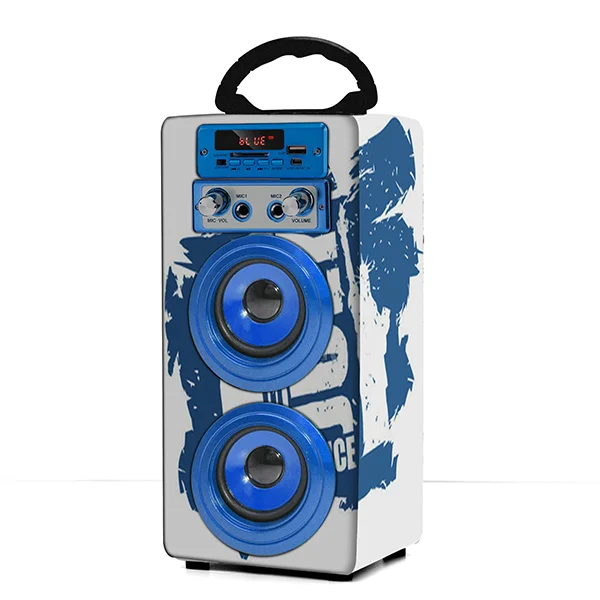 OEM 10w portable karaoke usb wooden speaker