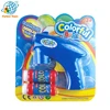 Hot selling plastic cheap summer outdoor bubble gun toys