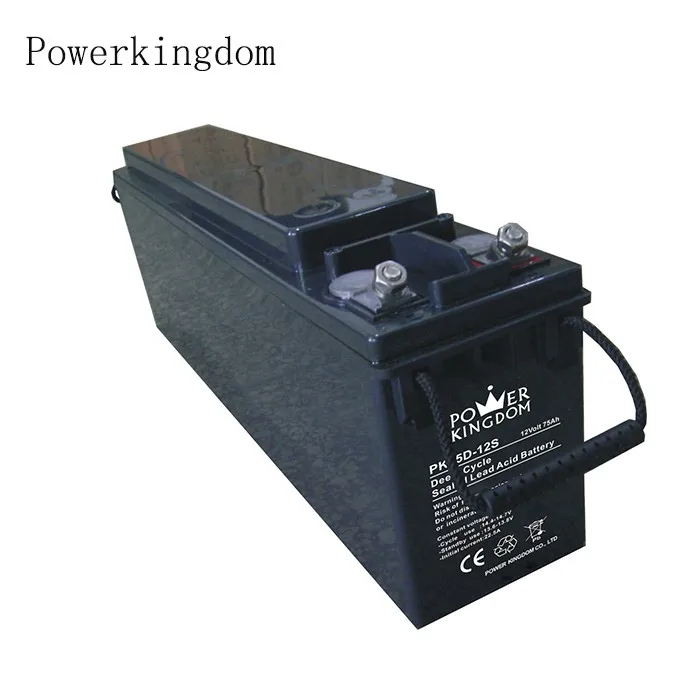 Power Kingdom small 12v deep cycle marine battery factory vehile and power storage system-2
