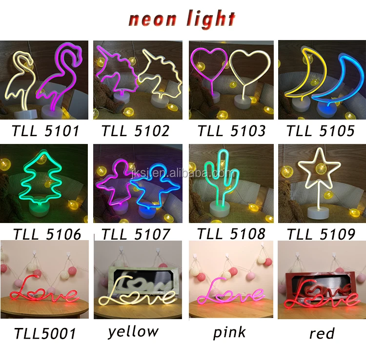 led love neon light all