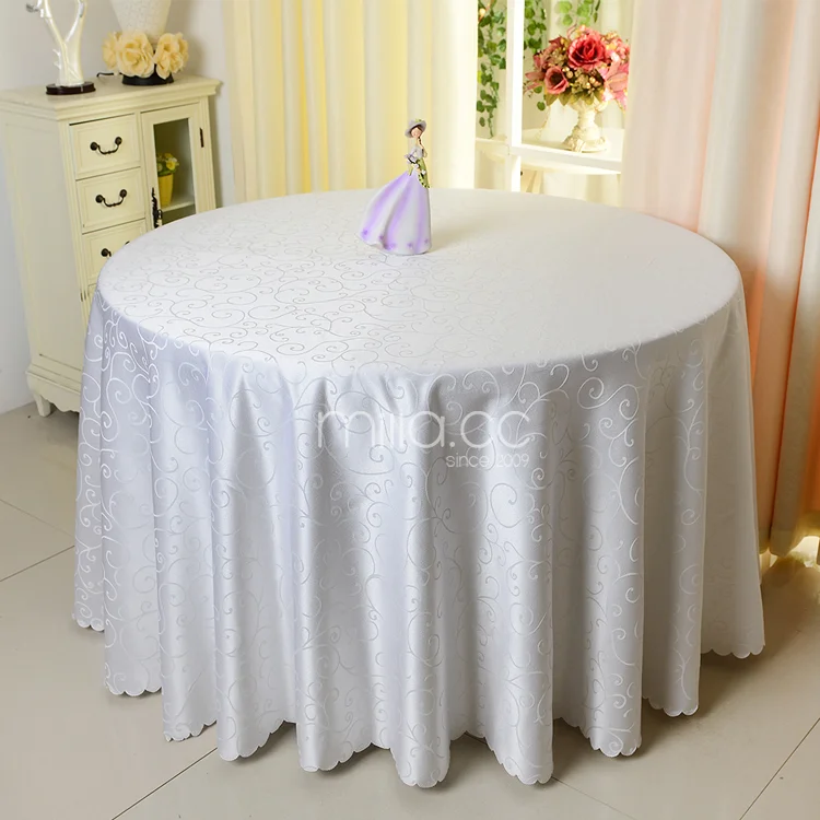 Wholesale Good Quality Royal Blue Round Brocade Tablecloth Buy 108