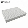 Natural high quality linen polycotton rings display tray white