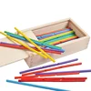 Children's Logic Games Leonardo Sticks Wood Intelligence Montessori toys good partners for your child Wooden box Packaging