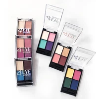 

OEM Manufacturer New Makeup 4 Color Eyeshadow Own Brand Palette Colorful Eyeshadow Palette