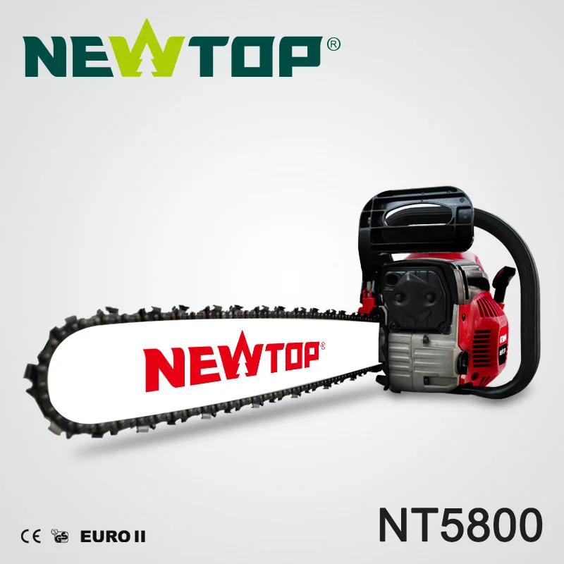 
Chinese cheap newtop 58cc gasoline chain saw for sale 