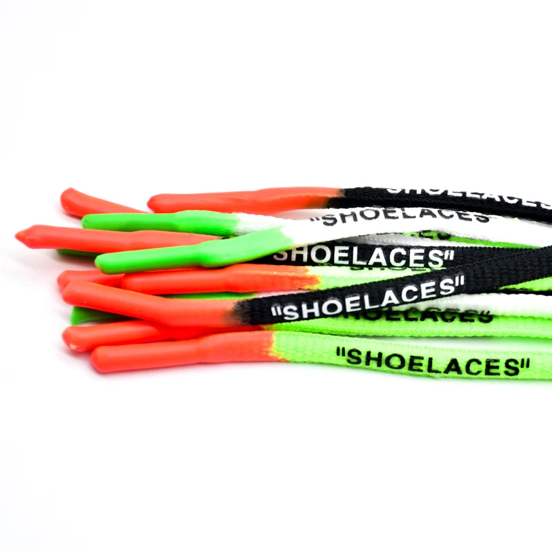 Irun Custom Printed Shoelace Tipping Film Girls Dot Printed Shoelace