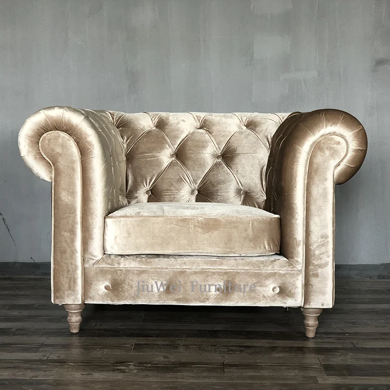 Factory Whole Custom Chesterfield Velvet Sofa Single Factory Whole Custom Chesterfield