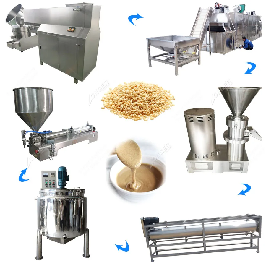 Chinese Tahini Grinder Sesame Seeds Grinding Machine Sesame Paste