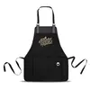 Personalized Men's BBQ Grilling Apron with Bottle Opener & Insulated Pockets