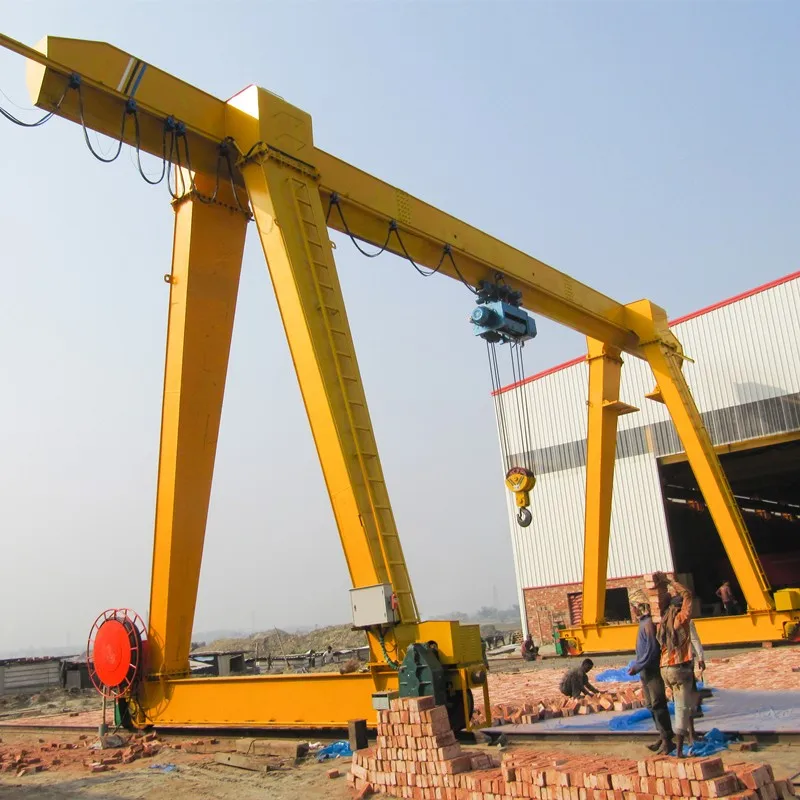 2 Ton-10 Ton Portal Type Single Beam Mobile Crane With Rail Price - Buy ...