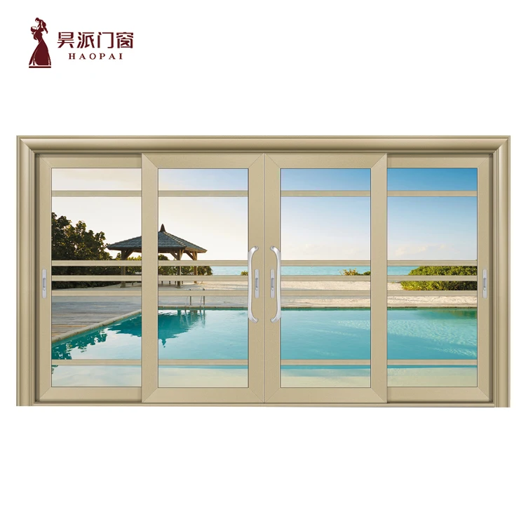 
Aluminum Sliding Door With Germany Brand Hardware For Double Glass For Glass Sliding Door <a href=