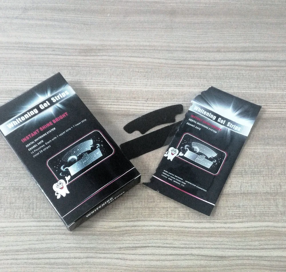 
High Quality Charcoal Teeth Whitening Strips White Smile Charcoal Strips 