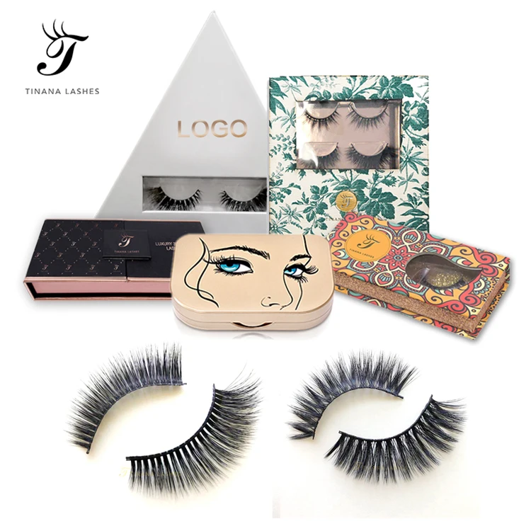 faux mink eyelashes false eye lashes vegan eyelashes luxury eyelash packaging box